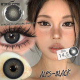 1 Pair Color Contact Lenses for Eyes Black Pupils Brown Lenses High Quality Gray Eye Lenses Beauty Makeup Blue Lenses