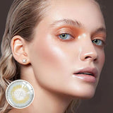 Popxstar Lenses Colored Contact Lenses  Natural Look Lenses  Women Beauty Colored Pupils Green Contact Lenses Blue Contact Lenses