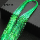 Popxstar Shiny Threads Glitter Hair Tinsel Kit Gold Silk Hair Glitter String Extensions Accessories for Women Headdress