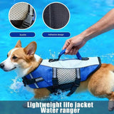 Medium Large Dog Professional Swimming Life Jacket Wear Resistant Oxford High Flotation Sleeveless Safety Water Vest