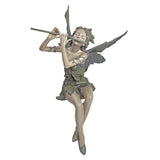 Popxstar Playing The Flute Fairy Statue Angel Garden Sculpture Decoration Outdoor Garden Lawn Courtyard Resin Crafts