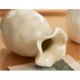 French style retro cream style ceramic vase hydroponics dried flowers flower arrangement desktop ornament decoration home hotel