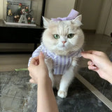 Spring Summer Princess Style Pet Dress, Thin Breathable Skirt for Cats and Small Dogs