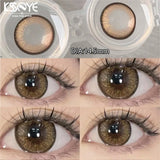 Popxstar  1 Pair Natural Contact Lenses for Eyes Myopia Prescription Fashion Eyes Color Lenses Makeup Beauty Yearly Fast Shipping