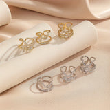 popxstar High-ned Hot-selling Zircon Open Nail Art Wearable Nail for Women Niche Design Sense Light Luxury High-end Decoration