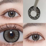 Popxstar Myopia With Diopter Lenses Cosplay Color Contact Lenses For Eyes Brown Blue Red Green Halloween Yearly Use 2pcs/pair