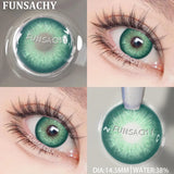Popxstar  New Colorful Contact Lenses for Eyes 1 Pair Natural Fashion Contact Lenses Blue Gray Eyes Lens Yearly Cosmetics Pupils