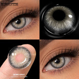 Color Contact Eye Color Lenses Makeup Natural Brown Lens Cosmetics Gray Eyes Lenses Woman Makeup Softlenses