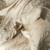 Popxstar  1000TC Egyptian Cotton Soft Silky Jacquard Embroidery Luxury Bedding Set Duvet Cover Flat/Fitted Bed Sheet Pillowcases 4Pcs