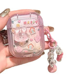 Cute 3D Cartoon Rabbit Headphones Case For AirPods 4 3 2 1 Pro2 Cover TPU Headphone Coque For AirPods 4 4th 3rd Pro 2 2nd Cases