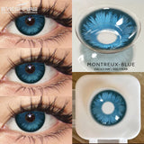 1pair Green and Red Anime Cosplay Colored Contact Lenses for Cosplayers: Daily, Party, and Eye Beauty Makeup Contacts