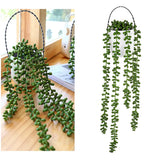 Popxstar Artificial Plants Fleshy Vine Succulent Ivy Greening for Wall Hanging Home Window Garden Festive Party Decor Fake Flower Plants