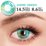 Popxstar Halloween Cosplay Cosmetics Color Contact Lenses Red Color Lens Anime White Lenses Big Eye Lenses