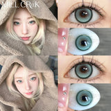 2Pcs New Colored Contacts Lenses for Eyes with Myopia Disposable High Quality Soft Natural Beauty Pupil Free Shipping