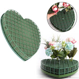Popxstar Floral Foams Heart Shape Flower Arrangement Foams Mud Base Foam Blocks With Suction Cup Florist DIY Wedding Flower Holder Brick