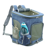 Foldable Cat Backpack, Large Capacity Travel Pet Carrier Bag with Adjustable Straps, Portable Dog Backpack Bag for Small Pets