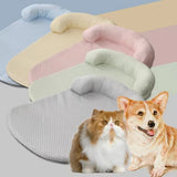 Popxstar  Summer Pet Cooling Mat Dog Bed Washable Dog Bed Mat Breathable Cool Sleeping Pad Kittens Puppy Removable Cat Bed Dog Accessories