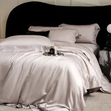 Popxstar  1000TC Lyocell Eucalyptus Fiber Super Soft Silky Queen King Size Bedding Set Duvet Cover Set Bed Sheet/Fitted Sheet Pillowcases