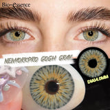 Popxstar  1 Pair Colored Contact Lenses with Prescription Natural Look Myopia Lenses 0~-6.00 Green Lenses Brown Contact Lenses