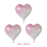 Popxstar  40Inch Colorful Gradient Number Balloon 0-9 Digit Foil Helium Balloon Butterfly Girl Birthday Party Decor Baby Shower Kids Gifts