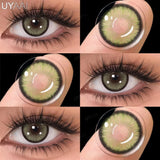 1 Pair Brown Lenses Natural Big Eyes Gray Lenses Cosmetics Korean Style Lenses y2k Colorcon Blue Eye Conatcts Puple Lenses