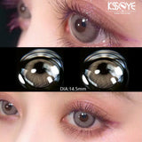 Popxstar  1 Pair Color Contact Lenses for Eyes Myopia Diopter Natural Brown Eyes Color Lenses Beauty Pupil Yearly Use Fast Shpping