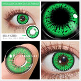 1pair Cosplay Color Contact Lenses for Eyes AYY Series Fashion Makeup Red Blue Lens Yearly Use Beauty Makeup for Eyes