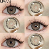 Color Contact Lens Natural Pupils Green Lens Makeup Colored Pupils Gray Contact Lenses Brown Cosmetics Natural Pupils