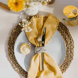 Popxstar 10PCS Set Semi-Sheer Gauze Wedding Table Runner Sage Green Cheesecloth Table Dining Party Christmas Banquets Arches Cake Decor