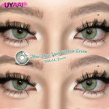 Popxstar  1Pair Fashion Big Lenses Colored Contact Lenses for Eyes Beauty Blue Eyes Lenses Natural Green Brown Grey Lens