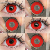 Popxstar   Contact Lenses for Eyes 2pcs Anime Cosplay Colored Lenses Crazy Halloween Lenses Contact Lens Beauty Eye Makeup