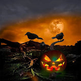 Popxstar Realistic Artificial Crows Party Ornament Halloween Decorations Halloween Party Props Horror Crow Decoration