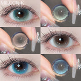 1 Pair New Korea Myopia Color Contact Lenses for Eyes Degree Green Natural Lenses High Quality Soft Lenses