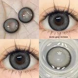 Popxstar 1 Pair Super Natural Contact Lenses for Eyes Beauty Pupil Color Lens for Myopia Eyes Yearly Use Comestic Eye Color Lens