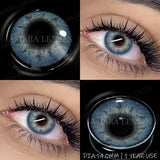 Popxstar  1 Pair NEW Colored Pupils Makeup Green Contact Lenses Beauty Women Colored Pupils Cosmetic Brown Natural Pupils