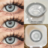 1pair Green and Red Anime Cosplay Colored Contact Lenses for Cosplayers: Daily, Party, and Eye Beauty Makeup Contacts