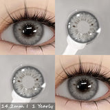 Popxstar 2pcs Natural Color Contact Lenses for Eyes Gray Lenses Colorcont Korean Lenses Yearly Beauty Brown Eye Contacts Lens