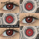 Halloween Colored Contact Lenses 2Pcs Cosplay Anime Cyber Makeup Blue Pink Color Contacts Red Eye Lens Fast Delivery