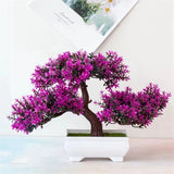Popxstar Artificial Plants Bonsai Small Tree Pot Fake Plant Flowers Potted Ornaments For Home Room Table Decoration Hotel Garden Decor