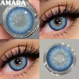 Popxstar  1 Pair Black Color Contact Lenses for Eyes 14.5mm Fashion Contact Lenses Brown Natural Contact Lenses Gray Soft Lens