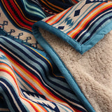 Popxstar  Luxury Bed Blanket Boho Throw Blanket Winter Thick Coral Fleece Sofa Blanket Bed Plaid Bedspread On The Bed Home Decor