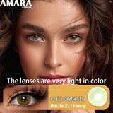Popxstar  New Natural Color Contact Lenses 2pcs Colorful Makeup Eyes Contact Lens Blue Beauty Pupils Yearly Cosmetic Gray Lenses