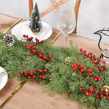 Popxstar spring mantel decor Artificialplant rattan Long vines NewYear Christmas tree Wreath Home festival Outdoor Garden courtyard Party Decor Pine Tree DIY