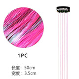 Popxstar Shiny Threads Glitter Hair Tinsel Kit Gold Silk Hair Glitter String Extensions Accessories for Women Headdress