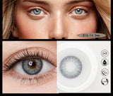 Popxstar Hot Selling 2pcs Myopia Color Contact Lenses Prescription High Quality Eyes Colored Contacts with Degree Yearly