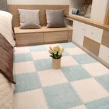 Popxstar Soft Plush Children's Mat Baby Play Mat Baby Toys Eva Foam Puzzle Carpet In Children's Room Keep Warm Playmat 30*30*1CM
