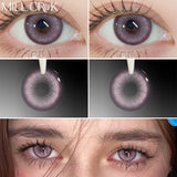 1 Pair Korean Hot Selling Lenses Color Contact Lenses With Prescription Myopia Lenses Pink Lenses High Quality Lenses
