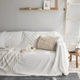 Popxstar 100% Cotton Sofa Cover, Sofa Slipcover Furniture Protector Non Slip Couch Covers for Kids Couch Living Room Home Decoration