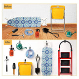 Popxstar Garage Storage Utility Hooks,Garage Garden Tool Organizer,Hanging Utility Wall Mount Hooks,Heavy Duty Tool Storage Organizer