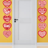 Popxstar 1 Pair Valentine's Day Theme Love Door Hanging Happy Valentines Day Party Decoration Banner